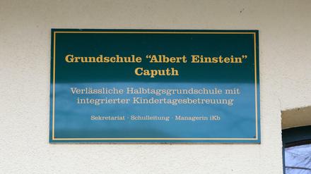 Die Grundschule "Albert Einstein" in Caputh.