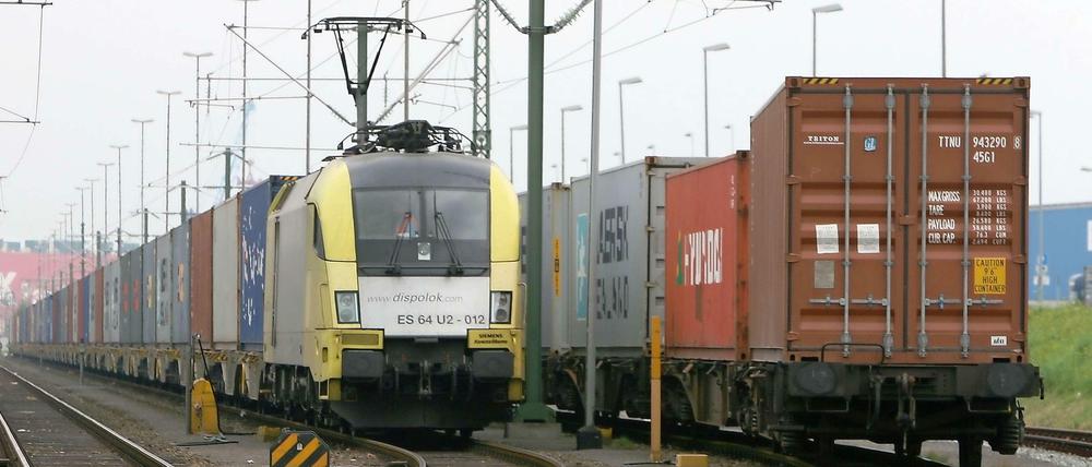 Güterzüge wie diese beiden werden in Eberswalde gewartet - doch jetzt soll das Werk schließen.
