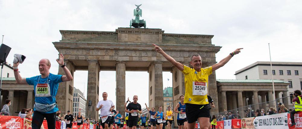 Insgesamt sind 33.336 Teilnehmer aus 121 Nationen beim Berliner Halbmarathon angemeldet.