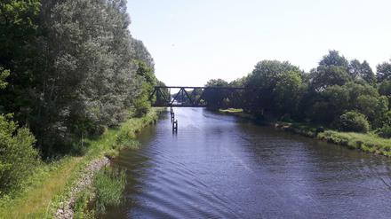 Eine Brücke über die Havel bei Liebenwalde.