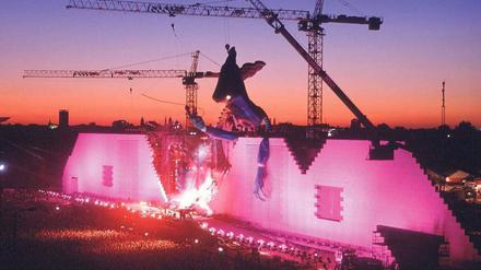 1990 fand die Show am Potsdamer Platz statt.