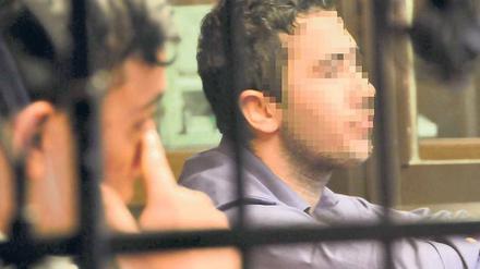 Die Angeklagten Ahmad El A. und Mustafa U. im Gerichtssaal. Foto: Davids