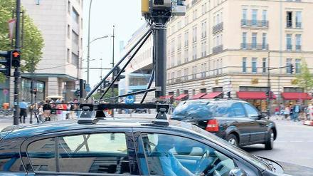 Stadtbilder. Schon 2008 fuhren Google-Autos mit Kameras durch Berlin und fotografierten Fassaden für den Dienst „Street View“. 