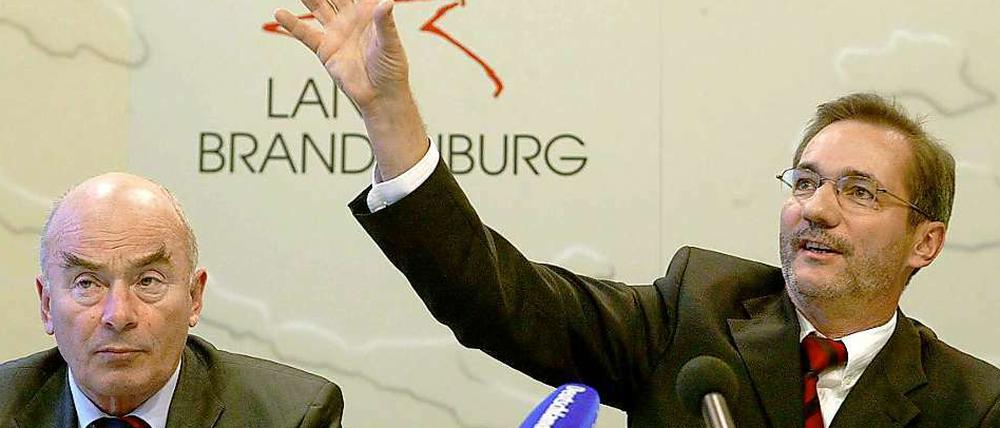 Brandenburgs ehemaliger Innenminister Jörg Schönbohm.