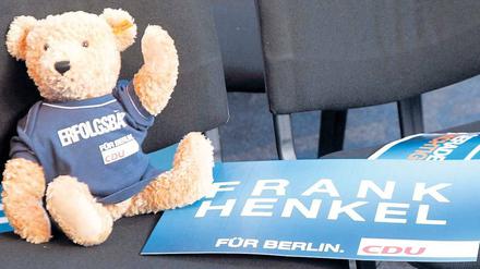 Frank Henkel führt Berlins Christdemokraten zur Abgeordnetenhauswahl. 