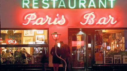 Treffpunkt der Schönen und Reichen. Die Ex-Wirte allerdings wollen an der „Paris Bar“ nie viel verdient haben. Foto: dapd/Eisele