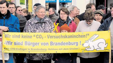 Kohlendioxid, nein danke. Bewohner Ostbrandenburgs lehnen die unterirdische Lagerung des Treibhausgases in ihrer Heimat ab. Foto: dapd