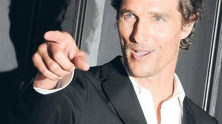 Von Beruf Charismatiker. Matthew McConaughey posiert im Hotel de Rome.Foto:dpa