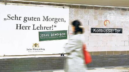Angstmacher. Die Abwerbung junger Lehrer treibt Berlins Schulen um. Foto: Mike Wolff