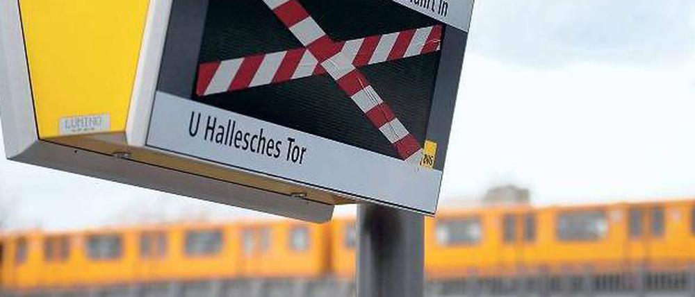 Stillstand mit Ansage. Verdi ruft für Sonnabend zum Warnstreik bei der BVG auf. Die Verkehrsbetriebe können nur ein Notangebot mit etwa 100 Bussen privater Unternehmen garantieren.