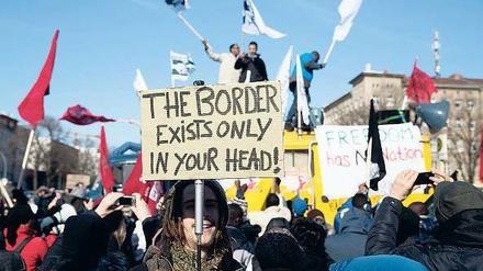Vor einem Jahr hatte der bundesweite Protest begonnen. Die Forderung: das Asylrecht ändern.