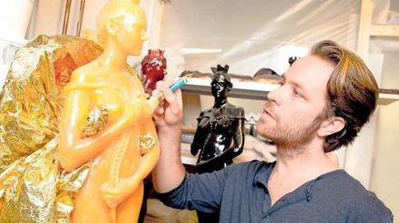 Schön süß. Der australische Künstler Joseph Marr fertigt Skulpturen aus Zucker.