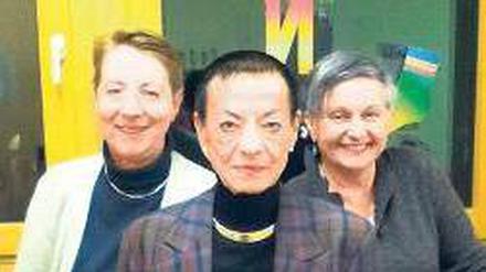 Generation 50 plus.  Gül Oswatitsch, Ingrid Burghardt-Falke und Giuditta Lampante (von links) wollen ein anderes Verständnis von Alter vermitteln. 