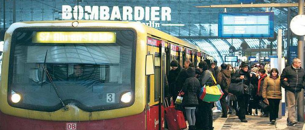 Im Bombardier-Konzern, dessen Namenszug am Hauptbahnhof prangt, sind auch die pannenanfälligen Züge der Baureihe 481 gebaut worden.