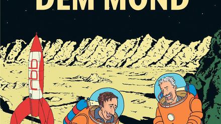 Frei nach Hergé. Offensichtlich von „Tim und Struppi“ inspiriert ist das Mondfahrer- Blatt des zeichnenden „Tatort“-Stars Boris Aljinovic. 