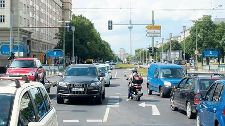 Gefährliche Biege: An der Kreuzung Frankfurter Tor gab es in diesem Jahr die meisten Unfälle mit Motorrädern. 
