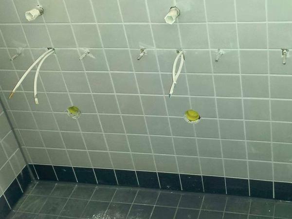 Lieferschwierigkeiten: Auch fehlende Urinale gehören zur Mängelliste der Max-von-Laue-Schule. 