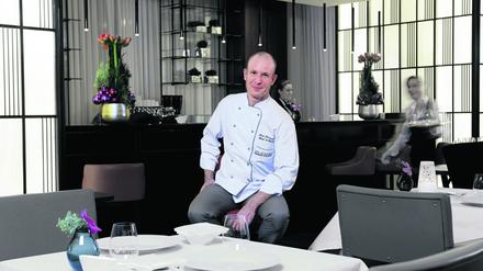 Schnelle Soße. Seit Januar 2013 ist Roel Lintermans Chefkoch im Restaurant „Les Solistes by Pierre Gagnaire“ im Waldorf Astoria an der Hardenbergstraße. 