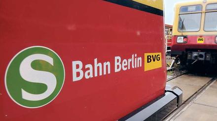 Gelb auf S-Bahn-Rot. Für manche wäre die BVG ein geeigneter Betreiber für die S-Bahn. 