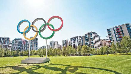 Im Schatten der Ringe. Aus dem olympischen Dorf in London-Stratford ist längst ein begehrtes Wohngebiet geworden. 
