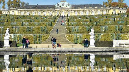 Für Touristen aus aller Welt sind Sanssouci und die anderen Schlösser Potsdams eine Hauptattraktion der Region.