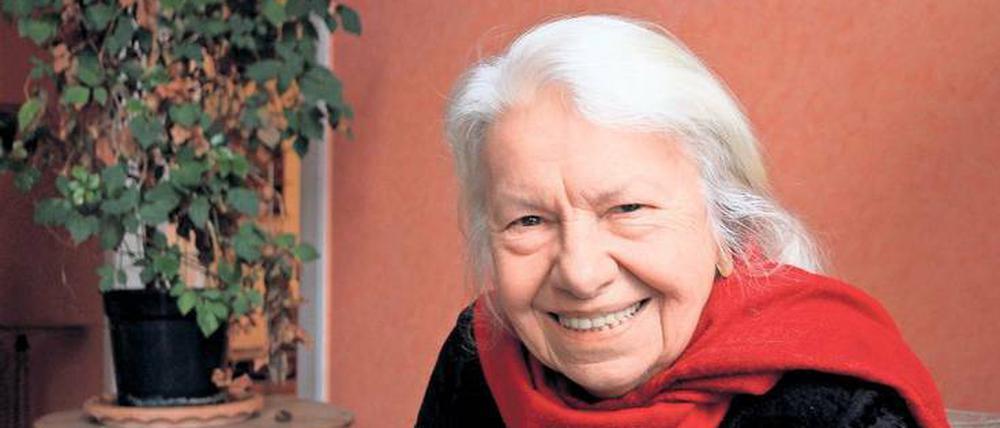 Sie kann nicht einfach zu Hause bleiben. Laura von Wimmersperg, 82, kämpft unermüdlich für den Frieden. Die „soziale Lage“ sei nicht danach, dass mehr Menschen sich engagierten, sagt sie. 