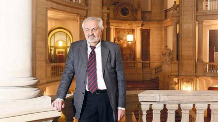 Sein Revier. Vize-Generalstaatsanwalt Manfred Schweitzer im Kammergericht, wo auch die Generalstaatsanwaltschaft sitzt. Seit 1979 war er für die Anklagebehörde tätig. 