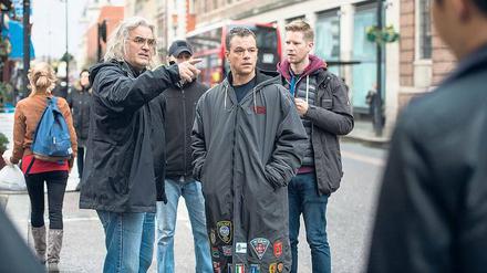 Bewährtes Team. Bereits in drei filmen haben Regisseur Paul Greengrass und Matt Damon die Geschichte des CIA-Killers Jason Bourne erzählt.
