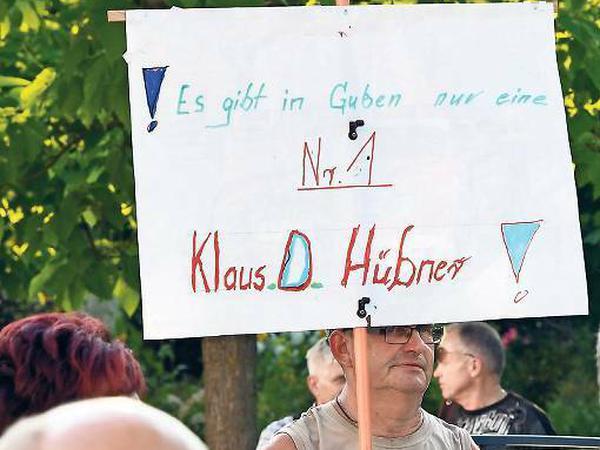 Hübner hat in Guben das Image eines Machers - und viele Unterstützer.