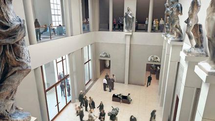 Helle Freude an der Kunst. So könnte der Skulpturensaal im Humboldt-Forum aussehen (Planungsstand 2015). 