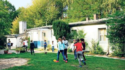 Toben und Spielen - im Kinderparadies direkt am Wannsee und unter Grunewaldbäumen geht das prima. 