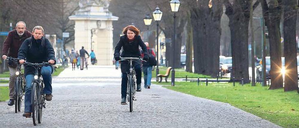 In Potsdam geht es voran mit den Radschnellwegen, in Berlin gibt es keinen Plan.