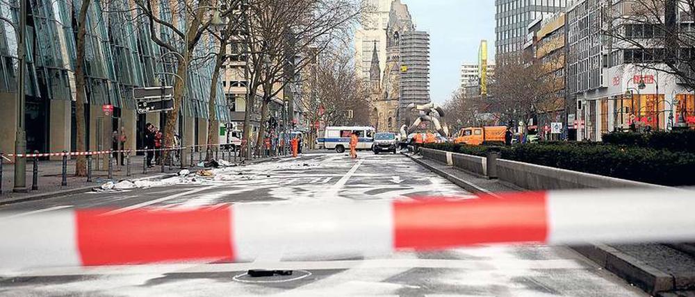 Tatort Straße. Auf der Tauentzienstraße wurde am 1. Februar 2016 durch ein illegales Autorennen ein Unbeteiligter getötet. 