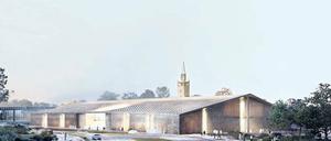 Das Museum der Moderne, hier der Siegerentwurf des Architektenwettbewerbs, soll das Kulturforum beleben. 