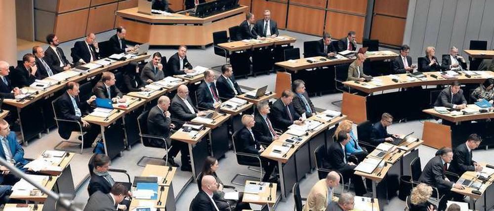Das Abgeordnetenhaus tagte am Donnerstag zum zweiten Mal seit der Berliner Wahl am 18. September.