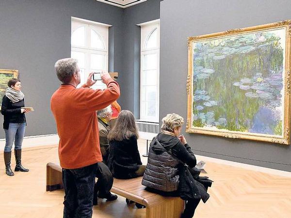 Die aktuelle Ausstellung zeigt unter anderem Werke des Impressionisten Claude Monet. 