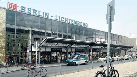 Bald auch Museum? Das verglaste Portal des S-Bahnhofs Lichtenberg.