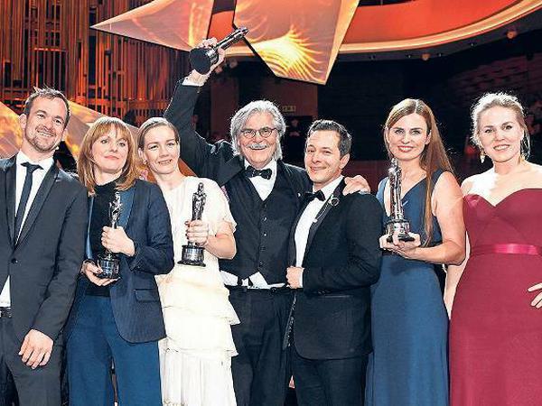 Hoffnung auf Gold. Das „Toni Erdmann“-Team jubelte 2016 gleich fünffach über den Europäischer Filmpreis. 