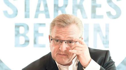 Wieder präsent. Ex-Innensenator Frank Henkel (CDU) wurde am Dienstag in Mitte als Kandidat seiner Partei nominiert. 