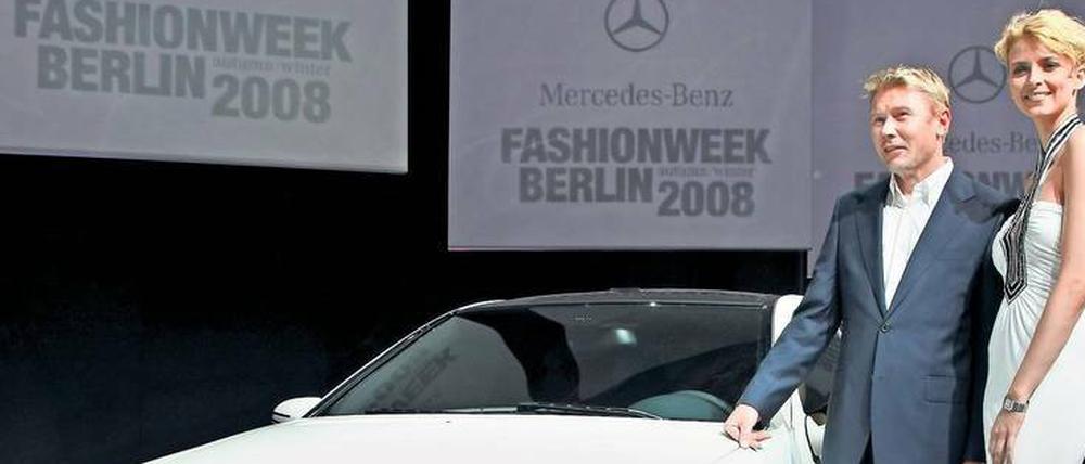 Promis wie Ex-Rennfahrer Mika Häkkinen und Model Eva Padberg gehörten bislang fest zur Fashion Week. 