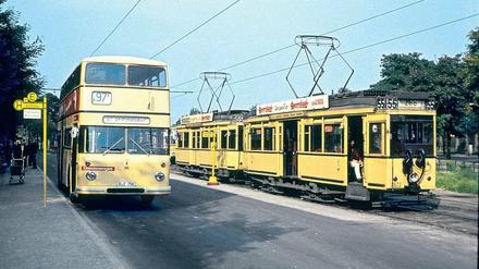 Die Linie 55 rollte bis 1967 durch den Berliner Westen. 