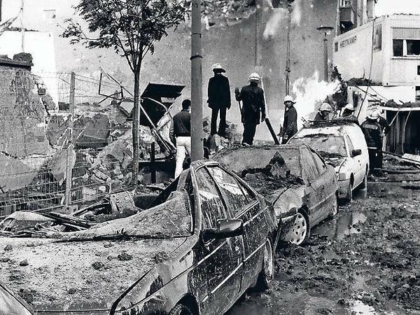 Eine Explosion in Friedrichshain 1994 forderte drei Tote und viele Verletzte. 