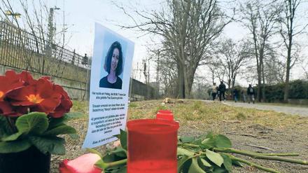 Ort der Trauer. Susanne Fontaine ist im September tot im Tiergarten aufgefunden worden. 