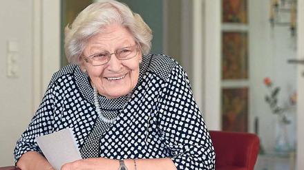 8Die 89-jährige Zehlendorferin Hanna Conrad erlebte die Luftbrücke als junge Frau.