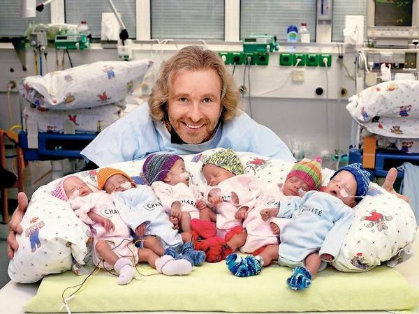 Kinderreiche Familien: Berliner Sechslinge werden zehn Jahre alt