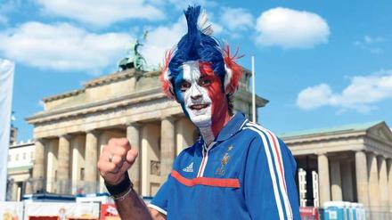 Siegerstimmung. Die Franzosen freuten sich, deutsche Fans weniger.