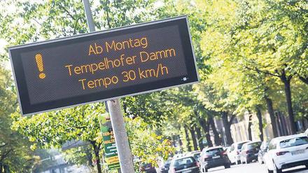 Das Tempolimit soll die Berliner Luft verbessern. 