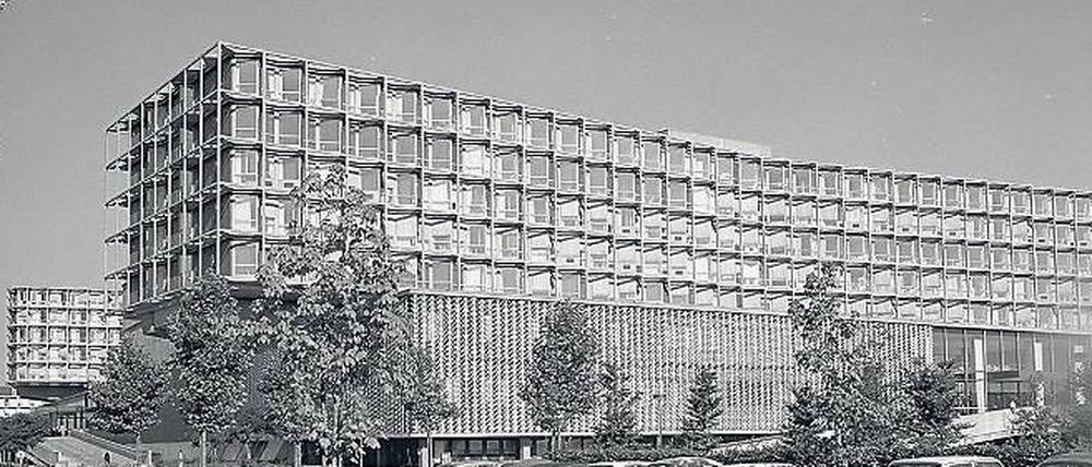 Der Anfang. Das Benjamin-Franklin-Klinikum im Eröffnungsjahr 1968. 