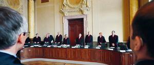 Normalerweise arbeiten am Verfassungsgericht neun Richter, um die Nachbesetzung gab es Ende Oktober unerwartet Ärger im Abgeordnetenhaus. 