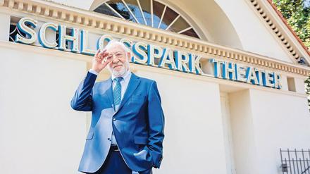 Schlossherr in Steglitz. Seit 2008 führt Dieter Hallervorden das Schlosspark Theater, das auch an seinem 100. Geburtstag coronabedingt ohne Publikum auskommen muss.